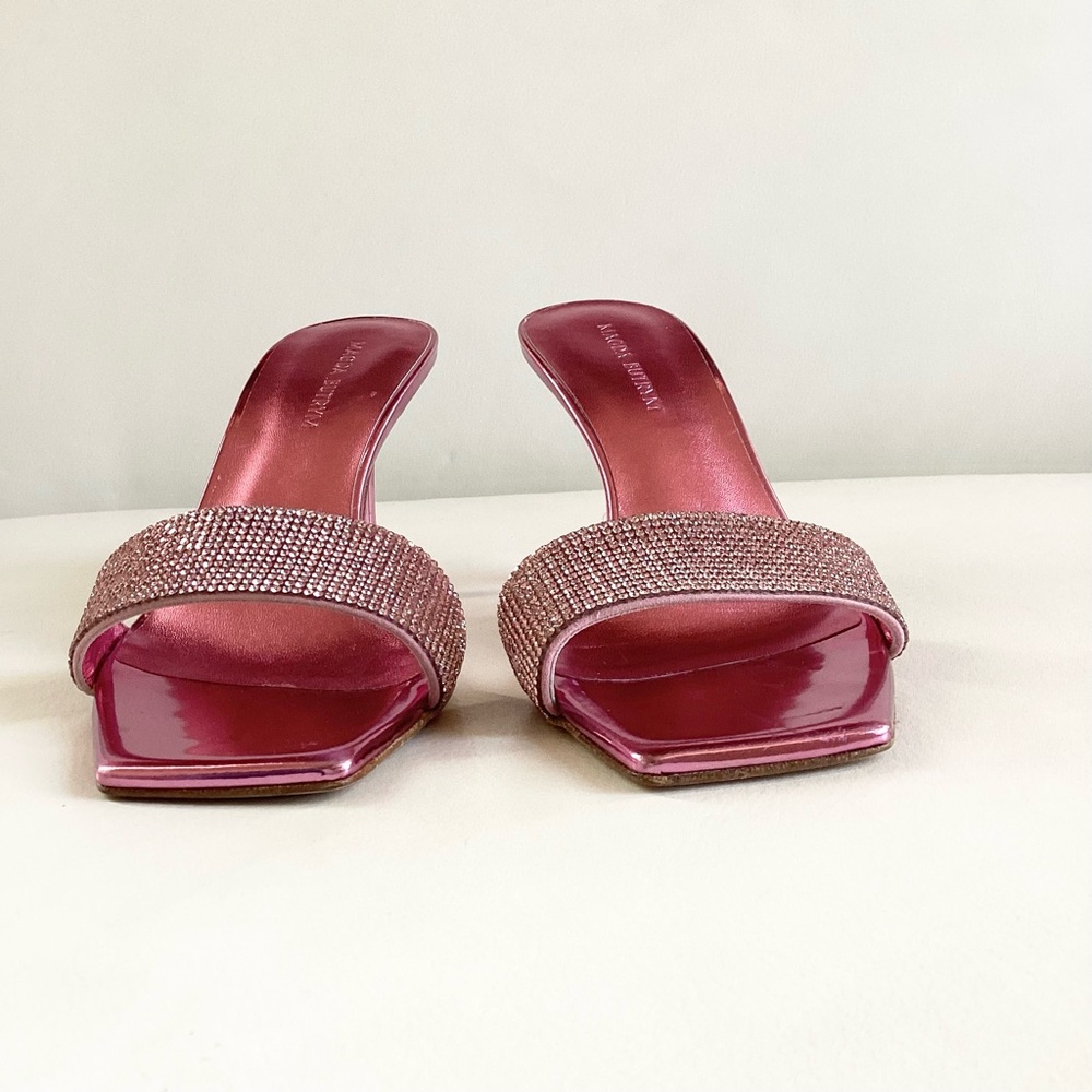 Magda Butrym Elegant Pink Heeled Mules NWOB SZ 6/36 - Picture 14 of 14